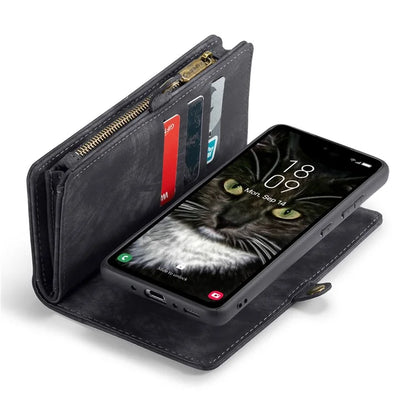 CASEME 008 Series for Samsung Galaxy A35 5G Leather Case Magnetic Detachable Phone Cover