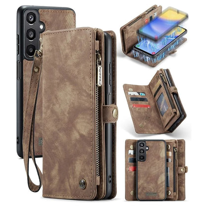 CASEME 008 Series for Samsung Galaxy A15 4G / 5G Leather Case Stand Wallet Zipper Phone Cover