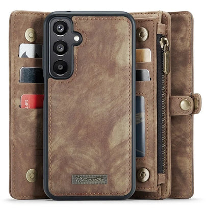 CASEME 008 Series for Samsung Galaxy A15 4G / 5G Leather Case Stand Wallet Zipper Phone Cover