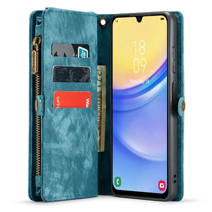 CASEME 008 Series for Samsung Galaxy A15 4G / 5G Leather Case Stand Wallet Zipper Phone Cover