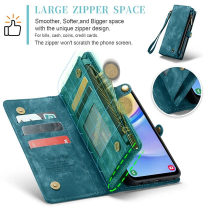 CASEME 008 Series for Samsung Galaxy A15 4G / 5G Leather Case Stand Wallet Zipper Phone Cover
