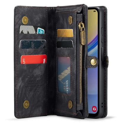 CASEME 008 Series for Samsung Galaxy A15 4G / 5G Leather Case Stand Wallet Zipper Phone Cover