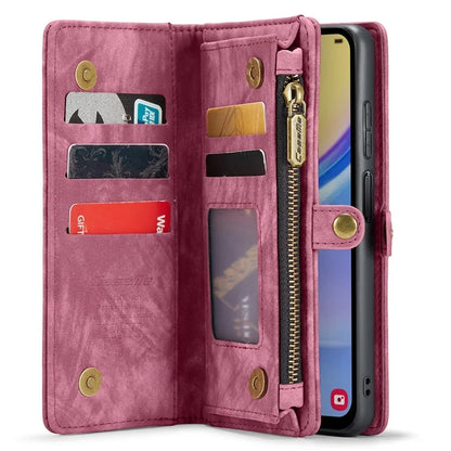 CASEME 008 Series for Samsung Galaxy A15 4G / 5G Leather Case Stand Wallet Zipper Phone Cover
