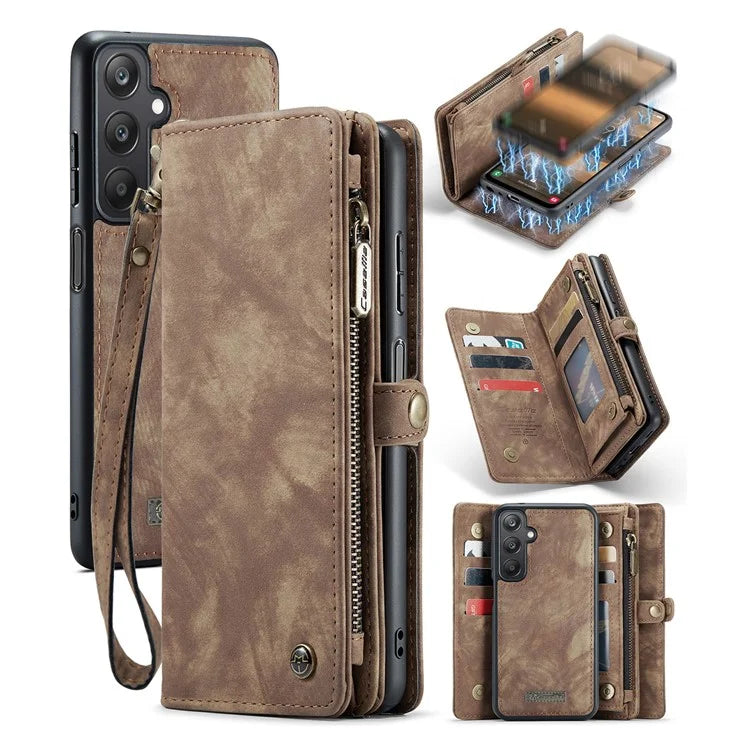 CASEME 008 Series for Samsung Galaxy A25 5G (Global) (161.0 x 76.5 x 8.3mm) Case Leather Wallet Phone Cover