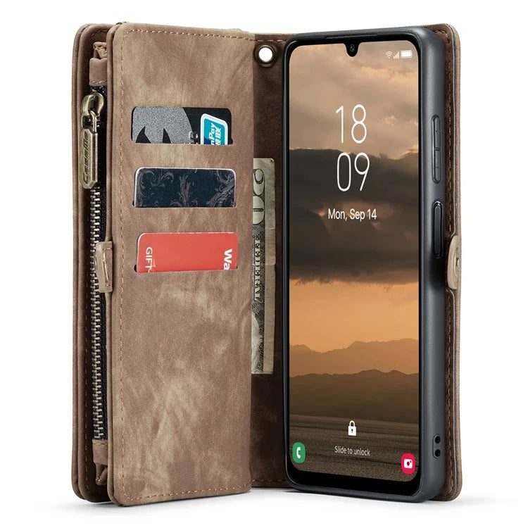 CASEME 008 Series for Samsung Galaxy A25 5G (Global) (161.0 x 76.5 x 8.3mm) Case Leather Wallet Phone Cover