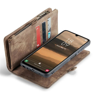 CASEME 008 Series for Samsung Galaxy A25 5G (Global) (161.0 x 76.5 x 8.3mm) Case Leather Wallet Phone Cover