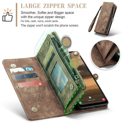 CASEME 008 Series for Samsung Galaxy A25 5G (Global) (161.0 x 76.5 x 8.3mm) Case Leather Wallet Phone Cover