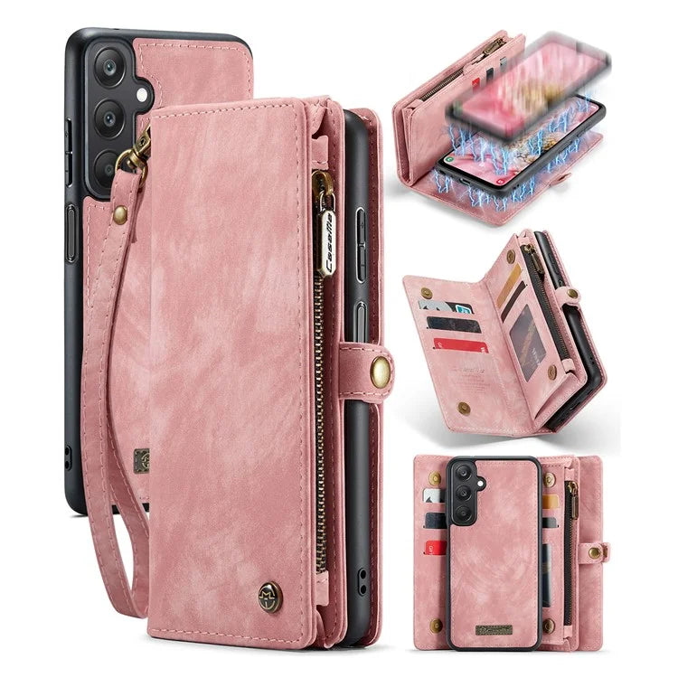 CASEME 008 Series for Samsung Galaxy A25 5G (Global) (161.0 x 76.5 x 8.3mm) Case Leather Wallet Phone Cover