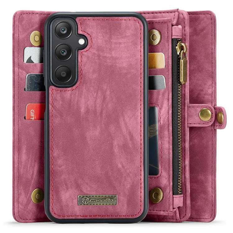 CASEME 008 Series for Samsung Galaxy A25 5G (Global) (161.0 x 76.5 x 8.3mm) Case Leather Wallet Phone Cover
