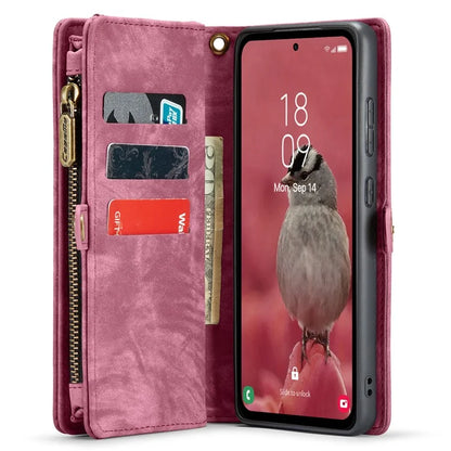 CASEME 008 Series for Samsung Galaxy A55 5G Case Detachable Wallet Phone Cover with Hand Strap