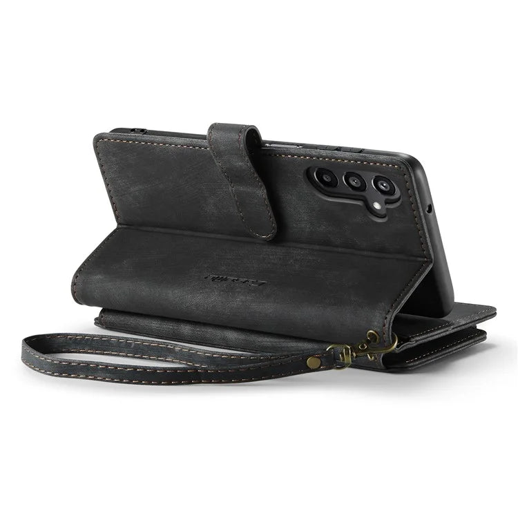 CASEME C30 Series for Samsung Galaxy A15 4G / 5G Case 10 Card Holder Leather Flip Protective Phone Cover