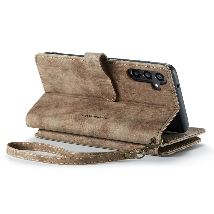 CASEME C30 Series for Samsung Galaxy A15 4G / 5G Case 10 Card Holder Leather Flip Protective Phone Cover