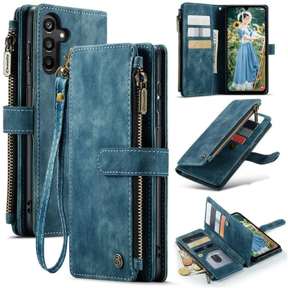 CASEME C30 Series for Samsung Galaxy A15 4G / 5G Case 10 Card Holder Leather Flip Protective Phone Cover