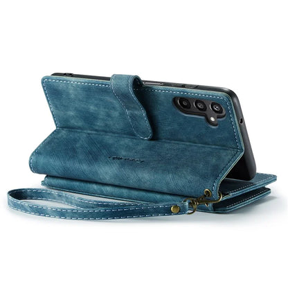 CASEME C30 Series for Samsung Galaxy A15 4G / 5G Case 10 Card Holder Leather Flip Protective Phone Cover