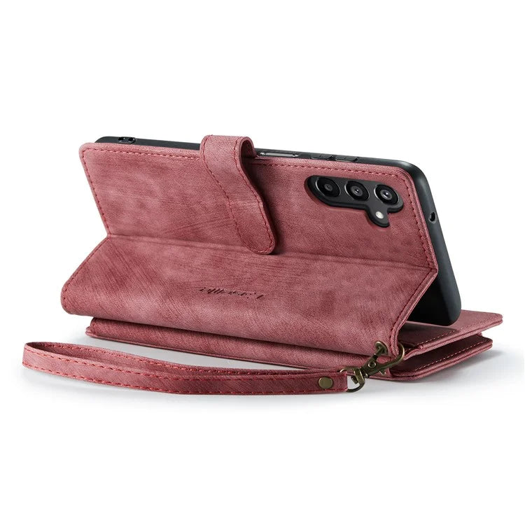 CASEME C30 Series for Samsung Galaxy A15 4G / 5G Case 10 Card Holder Leather Flip Protective Phone Cover