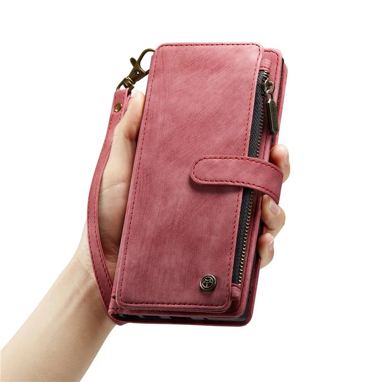 CASEME C30 Series for Samsung Galaxy A15 4G / 5G Case 10 Card Holder Leather Flip Protective Phone Cover