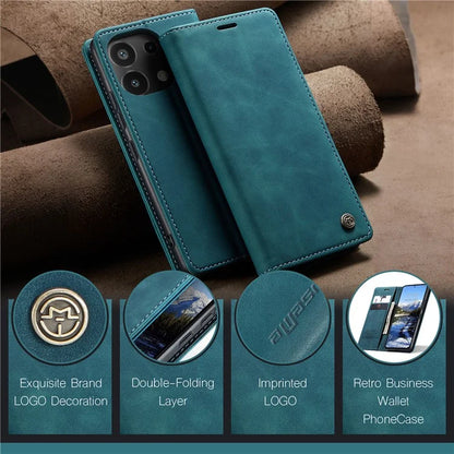 CASEME 013 Series For Xiaomi Redmi Note 13 Pro 4G / Poco M6 Pro 4G Leather Case Card Holder Phone Cover