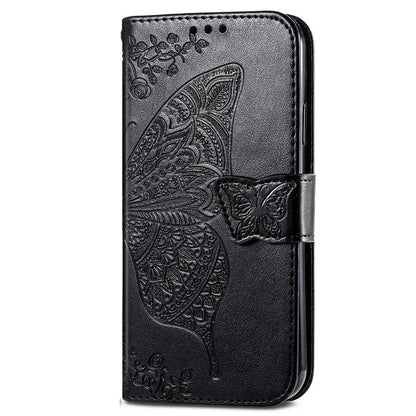 For Xiaomi 14 Ultra PU Leather Case Imprint Butterfly Flower Phone Cover