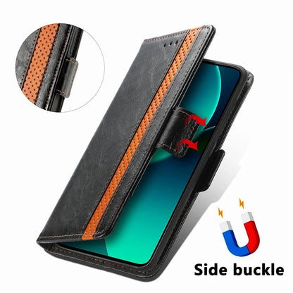 CASENEO 002 Series For Xiaomi 13T / 13T Pro / Redmi K60 Ultra Case Leather RFID Blocking Phone Cover