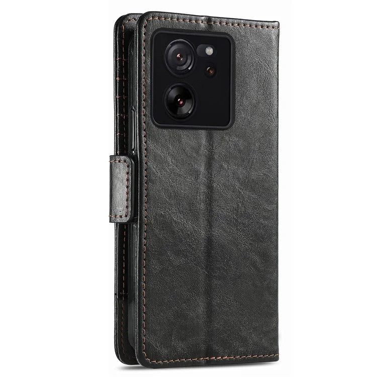 CASENEO 002 Series For Xiaomi 13T / 13T Pro / Redmi K60 Ultra Case Leather RFID Blocking Phone Cover