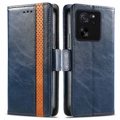 CASENEO 002 Series For Xiaomi 13T / 13T Pro / Redmi K60 Ultra Case Leather RFID Blocking Phone Cover