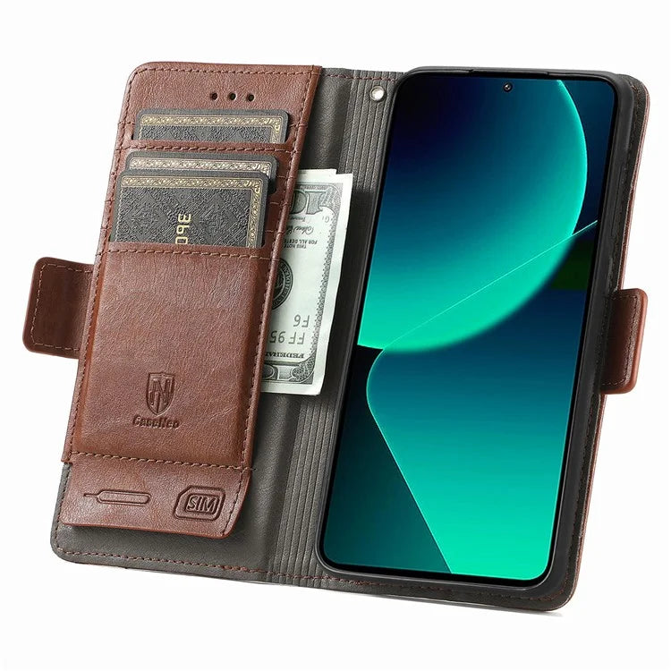 CASENEO 002 Series For Xiaomi 13T / 13T Pro / Redmi K60 Ultra Case Leather RFID Blocking Phone Cover