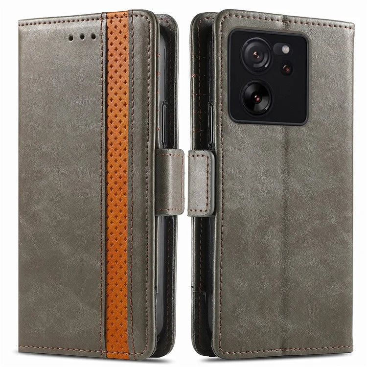 CASENEO 002 Series For Xiaomi 13T / 13T Pro / Redmi K60 Ultra Case Leather RFID Blocking Phone Cover