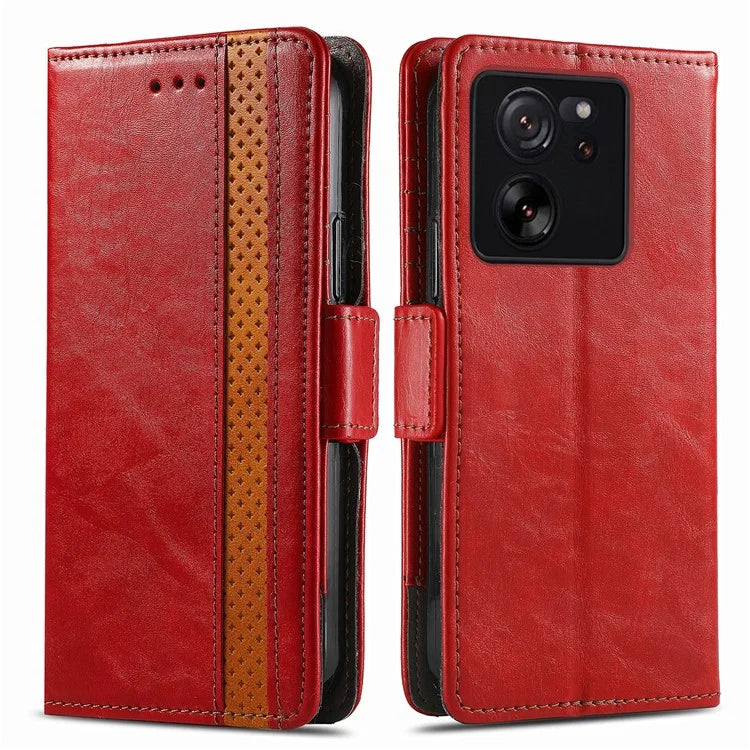 CASENEO 002 Series For Xiaomi 13T / 13T Pro / Redmi K60 Ultra Case Leather RFID Blocking Phone Cover