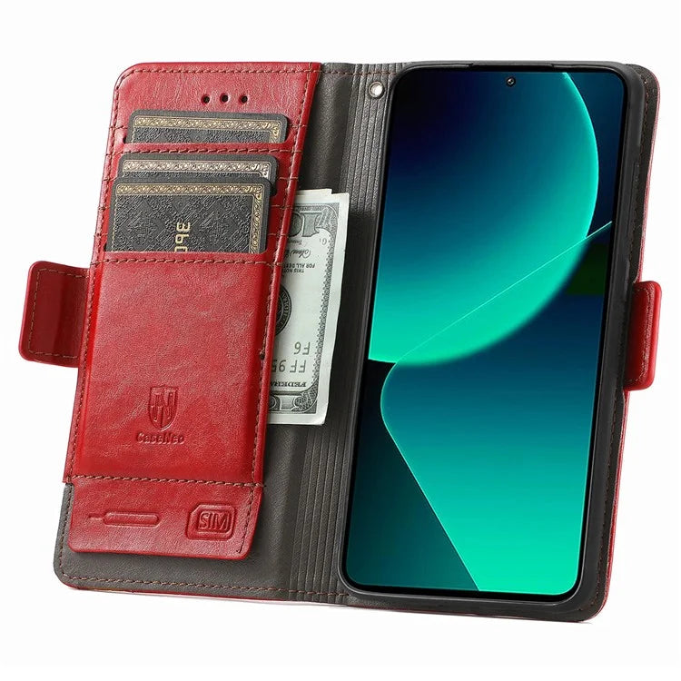 CASENEO 002 Series For Xiaomi 13T / 13T Pro / Redmi K60 Ultra Case Leather RFID Blocking Phone Cover