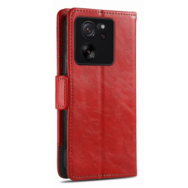 CASENEO 002 Series For Xiaomi 13T / 13T Pro / Redmi K60 Ultra Case Leather RFID Blocking Phone Cover