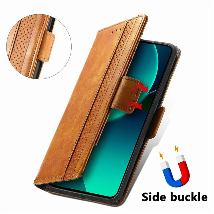 CASENEO 002 Series For Xiaomi 13T / 13T Pro / Redmi K60 Ultra Case Leather RFID Blocking Phone Cover