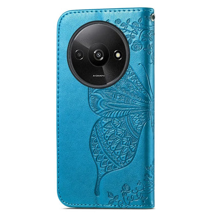 For Xiaomi Redmi A3 / Poco C61 4G Cellphone Stand Case Imprinted Pattern PU Leather Phone Cover