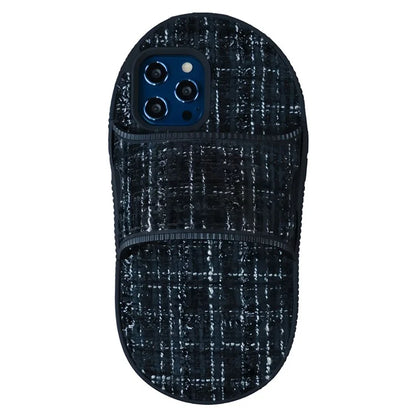 For iPhone 15 Pro Case Slipper Shape Kickstand TPU Protective Phone Cover