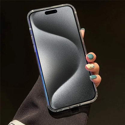 For iPhone 14 Pro Max Case Elegant Lacquered Feather Pattern PC+TPU Phone Cover