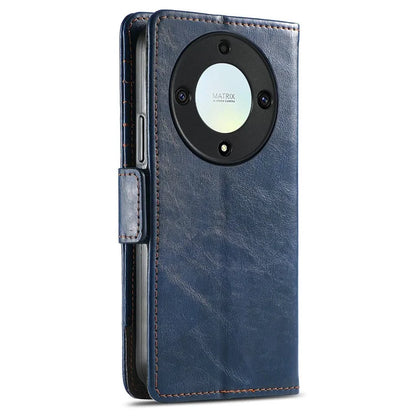 CASENEO 002 Series For Honor X40 5G / X9a 5G / Magic5 Lite 5G Phone Cover RFID Blocking Splicing Leather Wallet Case