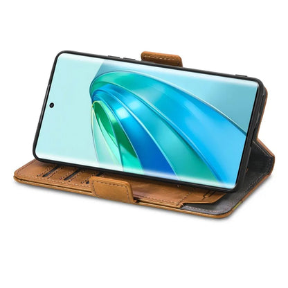 CASENEO 002 Series For Honor X40 5G / X9a 5G / Magic5 Lite 5G Phone Cover RFID Blocking Splicing Leather Wallet Case
