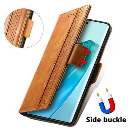CASENEO 002 Series For Honor X40 5G / X9a 5G / Magic5 Lite 5G Phone Cover RFID Blocking Splicing Leather Wallet Case