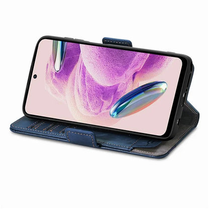 CASENEO 002 Series For Xiaomi Redmi Note 12S 4G PU Leather Case RFID Blocking Stand Phone Cover