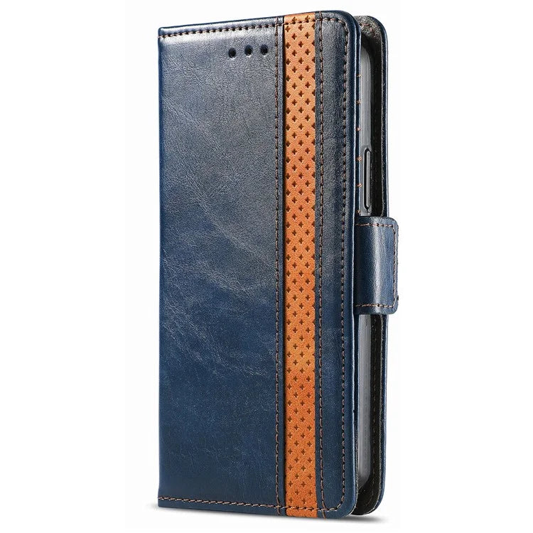 CASENEO 002 Series For Xiaomi Redmi Note 12S 4G PU Leather Case RFID Blocking Stand Phone Cover