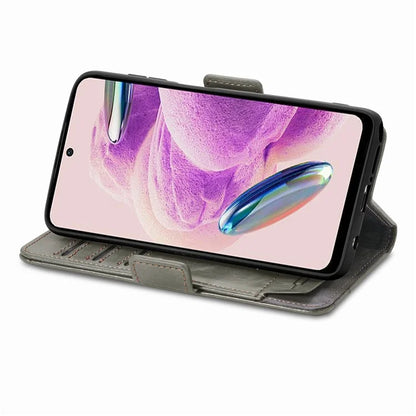 CASENEO 002 Series For Xiaomi Redmi Note 12S 4G PU Leather Case RFID Blocking Stand Phone Cover
