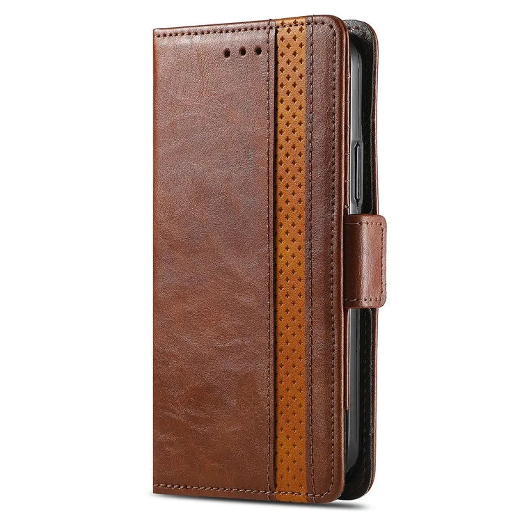 CASENEO 002 Series For Oppo A38 4G / A18 4G Case PU Leather RFID Blocking Wallet Phone Cover