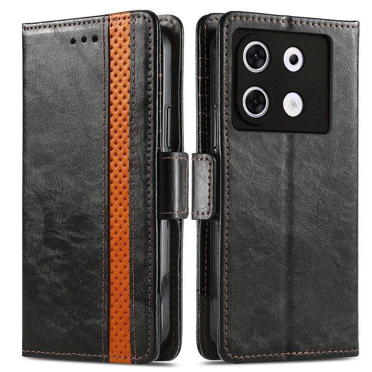 CASENEO 002 Series For Infinix Zero 30 5G Phone Case Leather Wallet RFID Blocking Cover