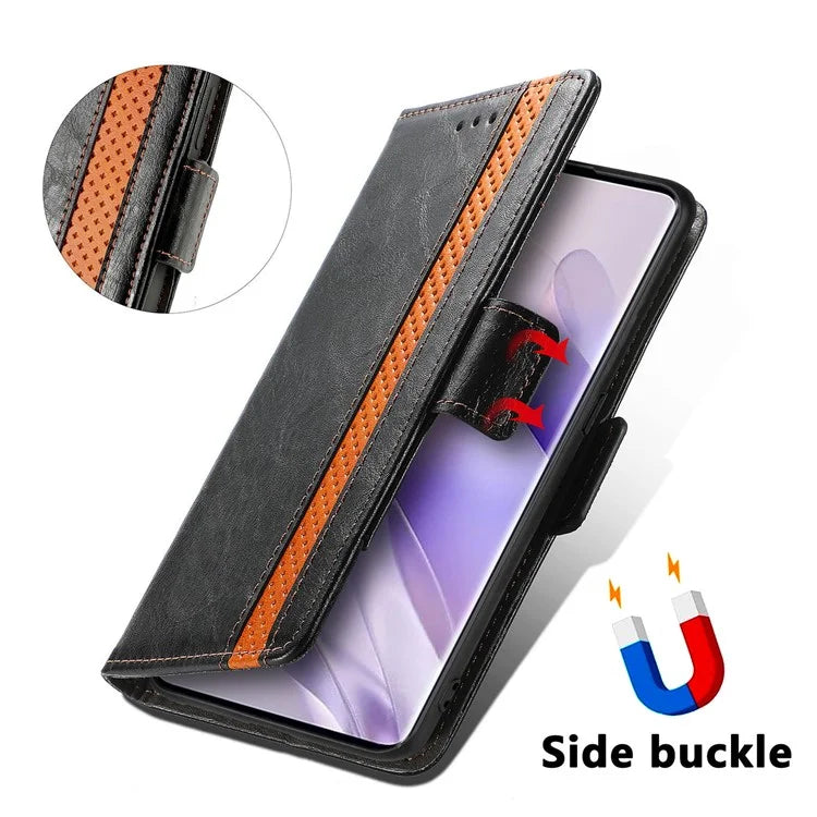 CASENEO 002 Series For Infinix Zero 30 5G Phone Case Leather Wallet RFID Blocking Cover