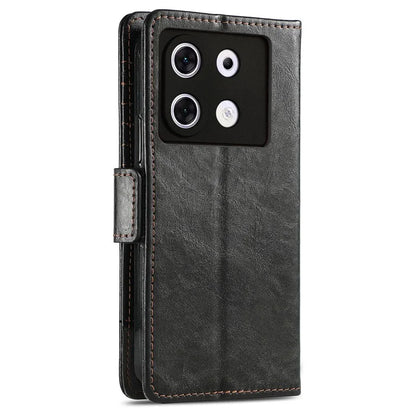 CASENEO 002 Series For Infinix Zero 30 5G Phone Case Leather Wallet RFID Blocking Cover