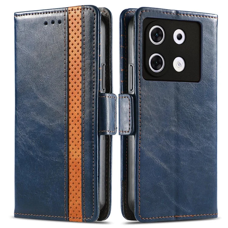 CASENEO 002 Series For Infinix Zero 30 5G Phone Case Leather Wallet RFID Blocking Cover