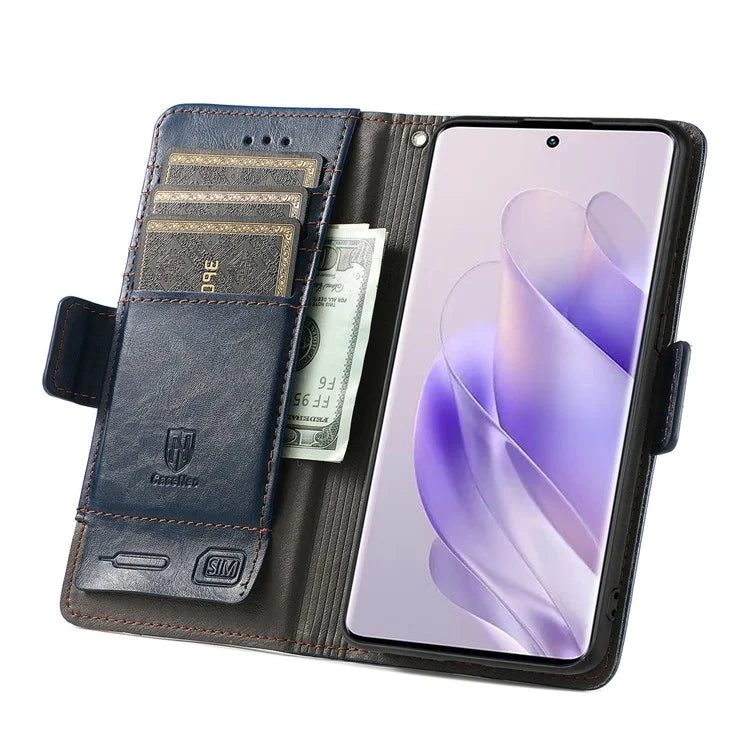 CASENEO 002 Series For Infinix Zero 30 5G Phone Case Leather Wallet RFID Blocking Cover