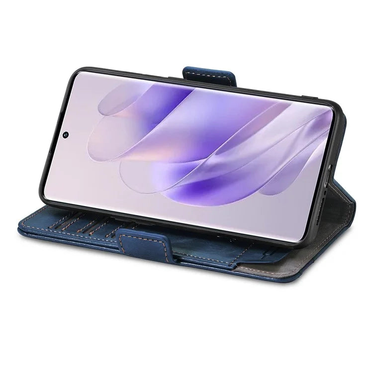 CASENEO 002 Series For Infinix Zero 30 5G Phone Case Leather Wallet RFID Blocking Cover