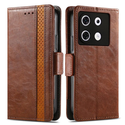 CASENEO 002 Series For Infinix Zero 30 5G Phone Case Leather Wallet RFID Blocking Cover