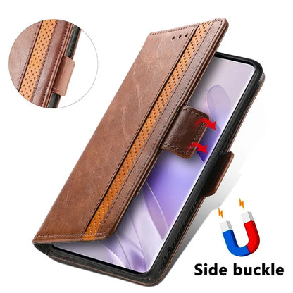 CASENEO 002 Series For Infinix Zero 30 5G Phone Case Leather Wallet RFID Blocking Cover