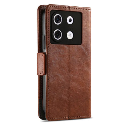 CASENEO 002 Series For Infinix Zero 30 5G Phone Case Leather Wallet RFID Blocking Cover